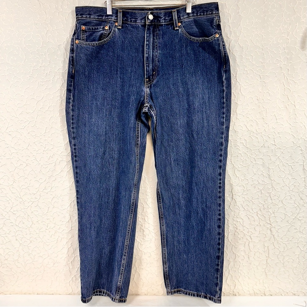 Levi's 550 Men's Jeans Size 38/30 Medium Blue Wash Straight Leg Cotton Classic - Picture 1 of 10